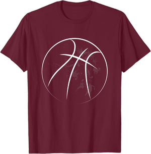 Christian Basketball Christian Athlete Jesus T-Shirt - T-Shirt | Maroon
