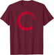 Enso Cercle Zen Bouddhisme Rouge T-Shirt - T-Shirt | Maroon