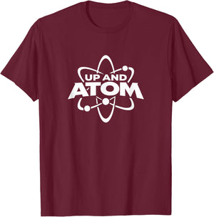 Up and Atom T-Shirt - T-Shirt | Maroon