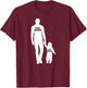The Boss The Real Boss - Cadeaux de Couple Haut de Gamme T-Shirt - T-Shirt | Maroon