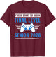 Senior 2026 Class of 2026 Senior T-Shirt - T-Shirt | Maroon