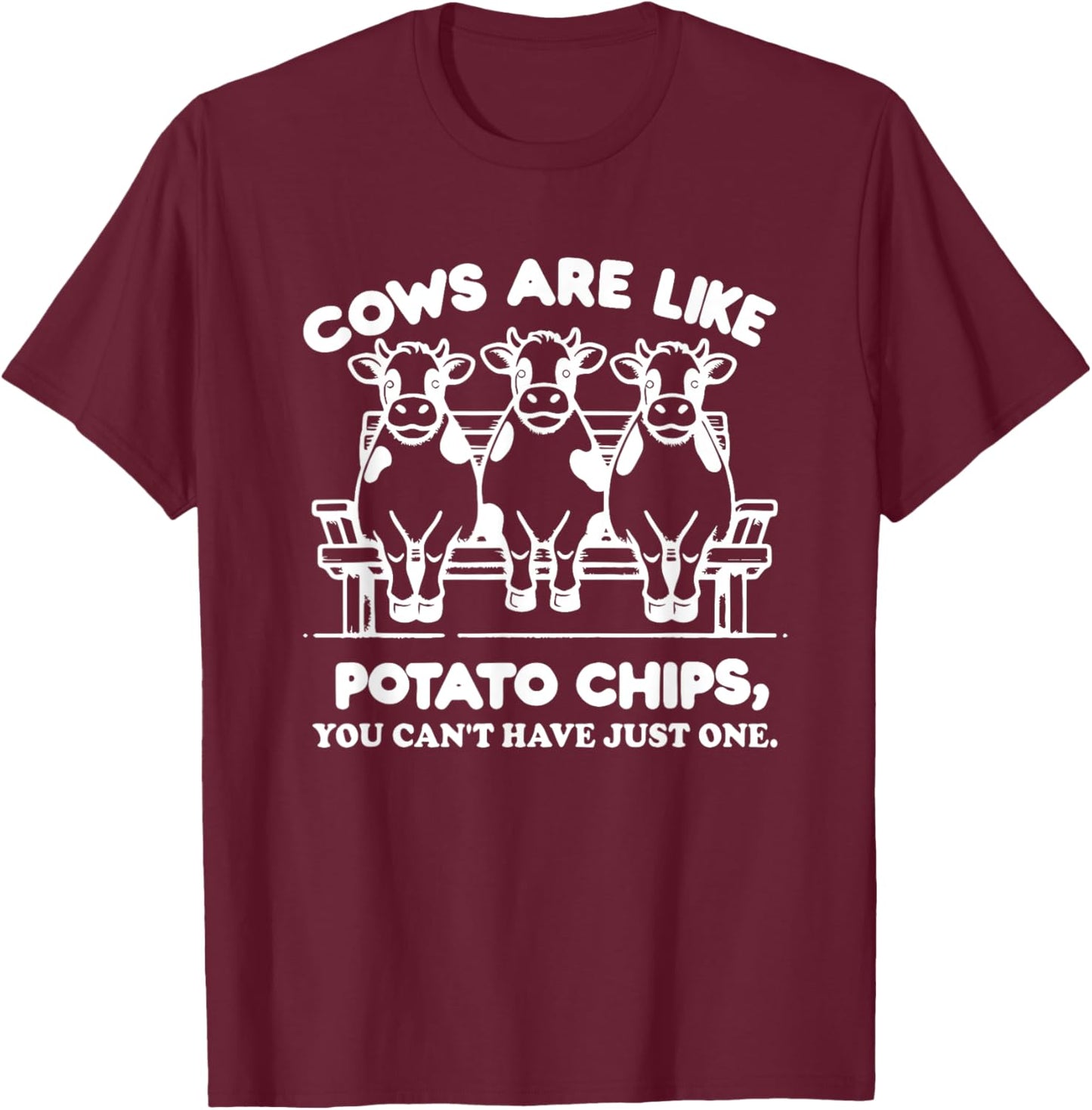 Funny Cow Owner Saying Farmer Quote Cow Lover Cows T-Shirt - T-Shirt | Maroon