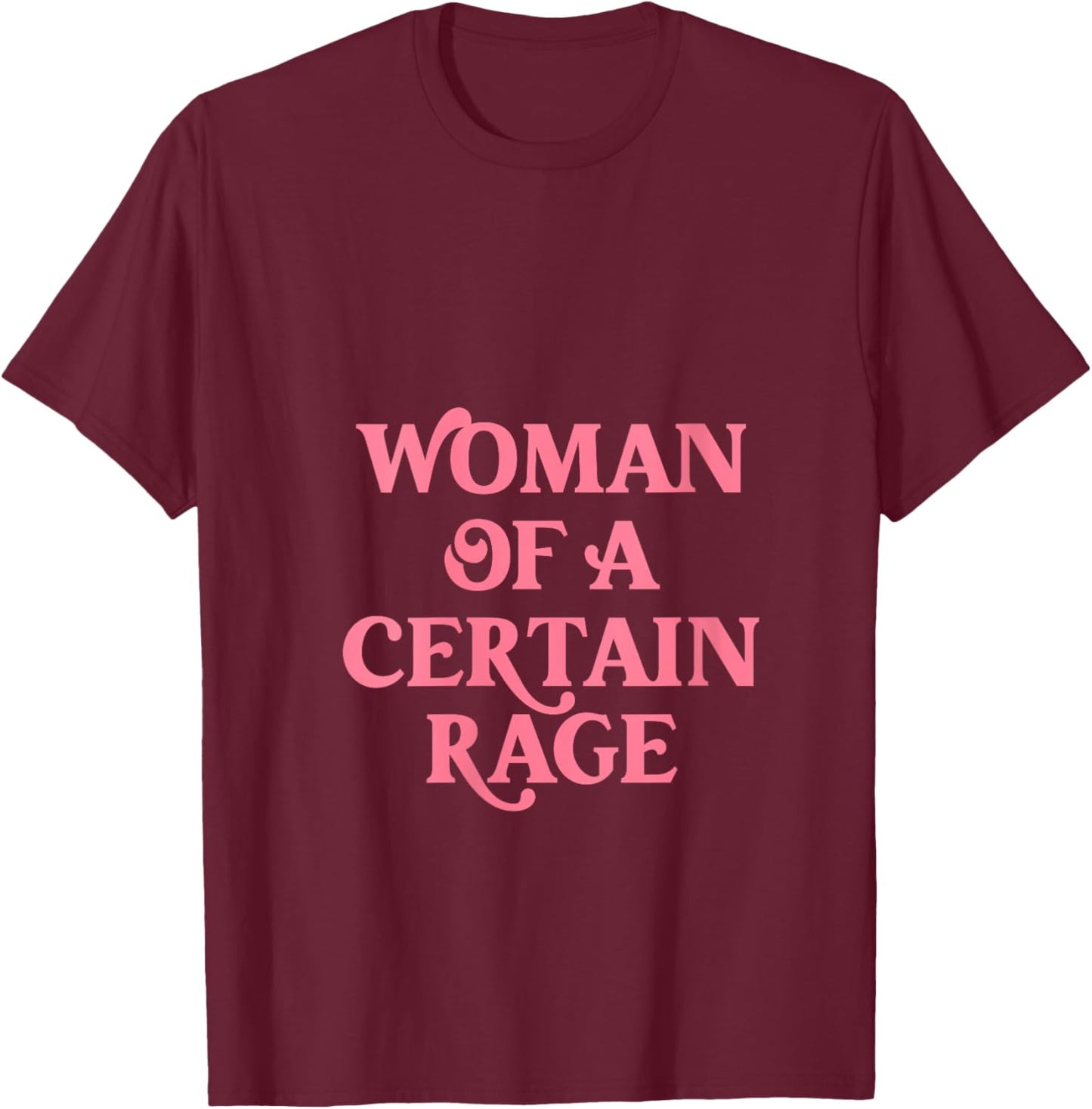 Women's Woman, of A Certain Rage V-Neck T-Shirt - T-Shirt | Maroon