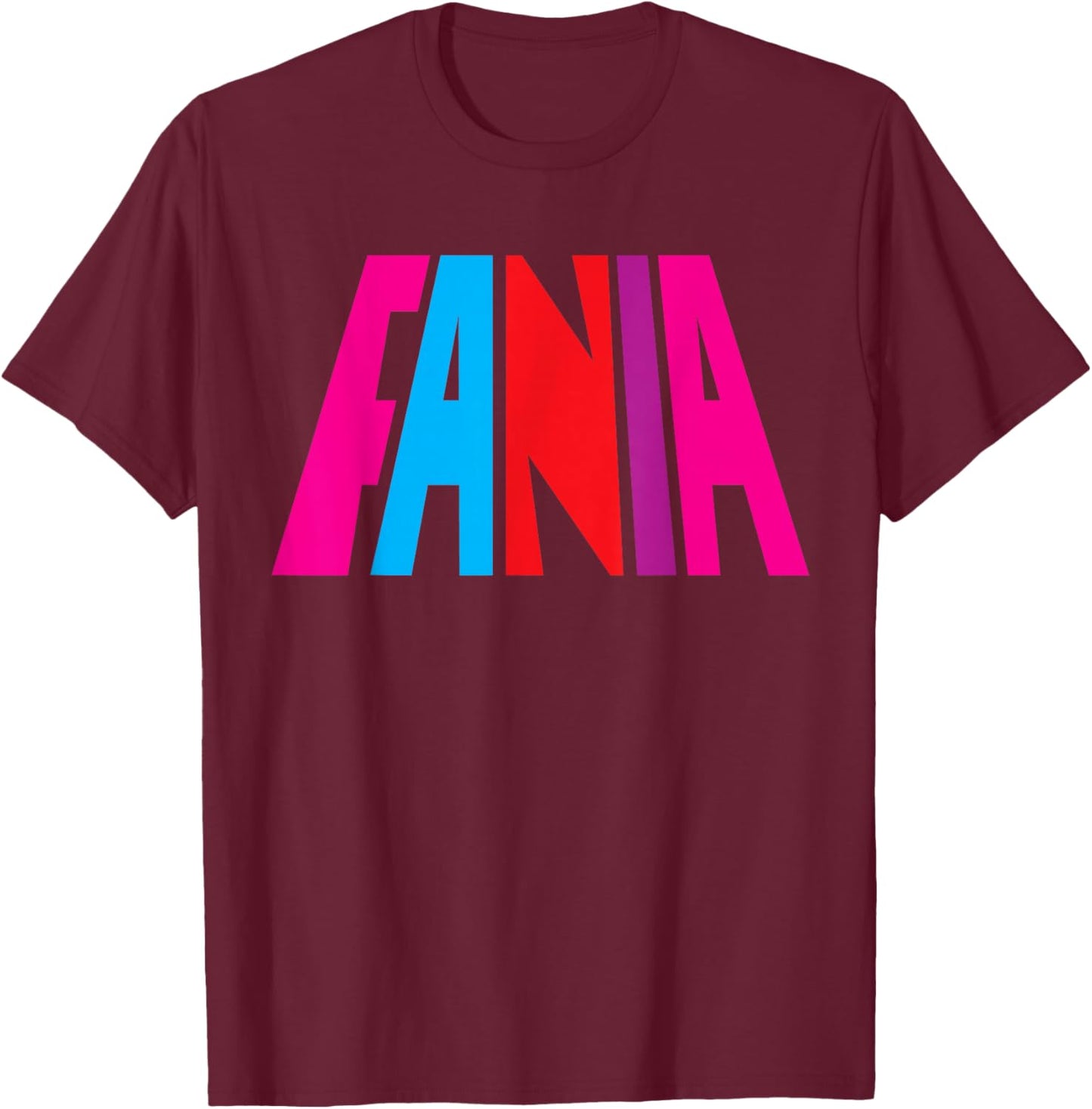 Fania Logo T-Shirt - T-Shirt | Maroon
