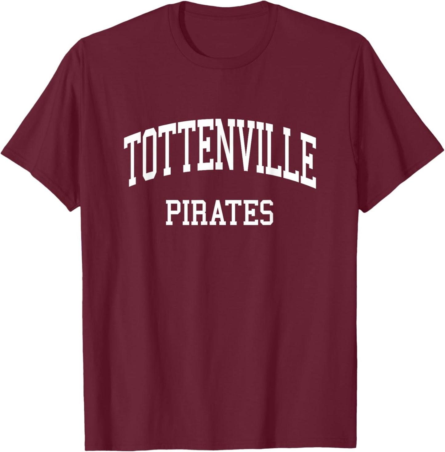 Tottenville High School HS Staten Island NY Retro Sports T-Shirt - T-Shirt | Maroon