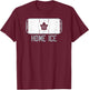 Toronto Maple Leafs Home Ice Blue Officially Licensed T-Shirt - T-Shirt | Maroon