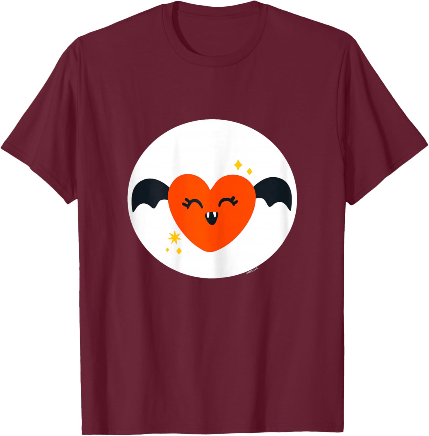 Care Bears Spooky Sparkle Bear Belly Halloween Costume T-Shirt - T-Shirt | Maroon