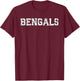 Bengals T-Shirt - T-Shirt | Maroon