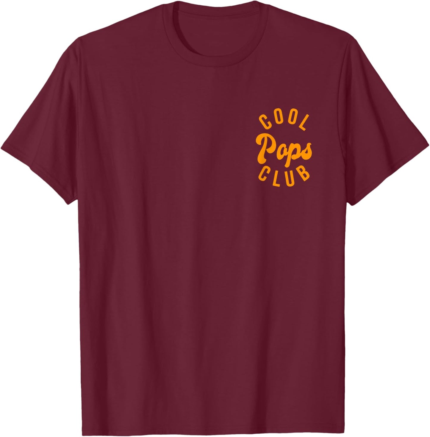 Cool Pops Club Retro Vintage Graphic T-Shirt - T-Shirt | Maroon