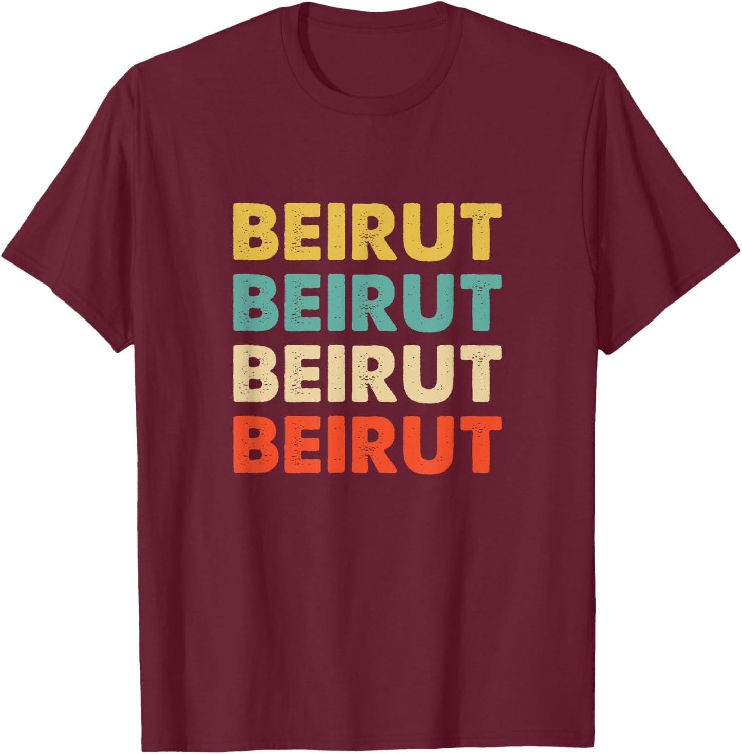 Beirut Lebanon T-Shirt - T-Shirt | Maroon