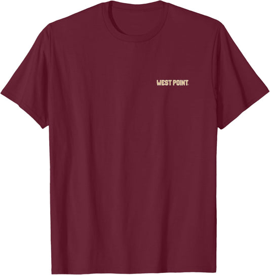 Army Black Knights West Point Front/Back Team Color T-Shirt - T-Shirt | Maroon