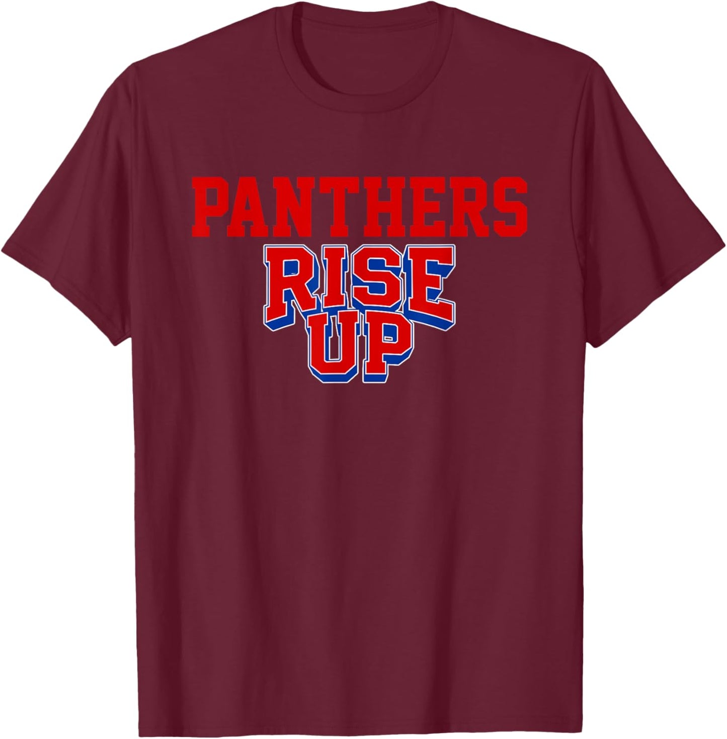 Midway Panthers Rise Up HS T-Shirt - T-Shirt | Maroon