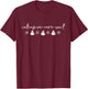 Retro Ghost Intensive Care Unit Spooky Halloween ICU Nurse T-Shirt - T-Shirt | Maroon