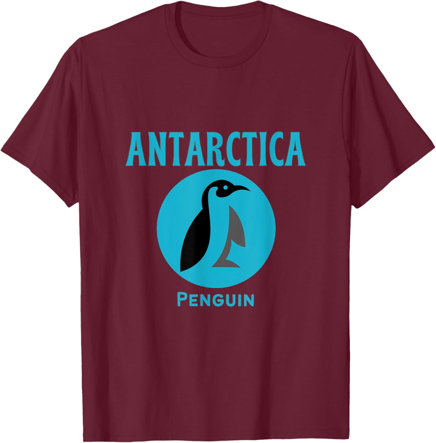Antarctica Penguin, Antarctic Travel Tops & Accessories T-Shirt - T-Shirt | Maroon