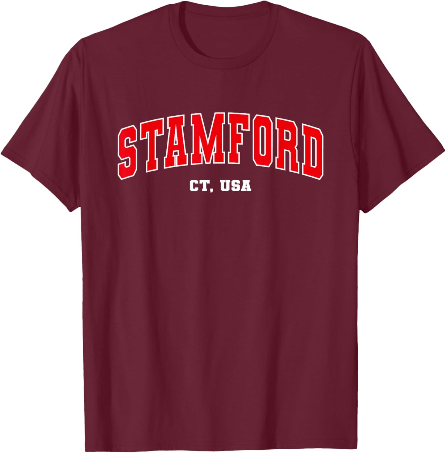 Stamford T-Shirt - T-Shirt | Maroon