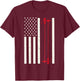 Cool Skiing Art Women Skiing Themed Ski Lover Skier T-Shirt - T-Shirt | Maroon