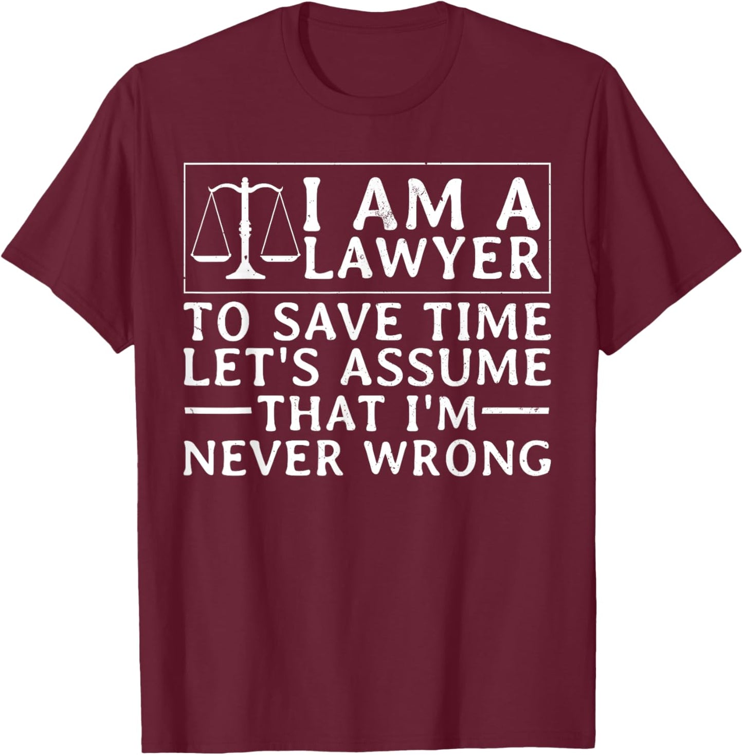 Cool Lawyer Design Women Attorney Law School Lawyer T-Shirt - T-Shirt | Maroon
