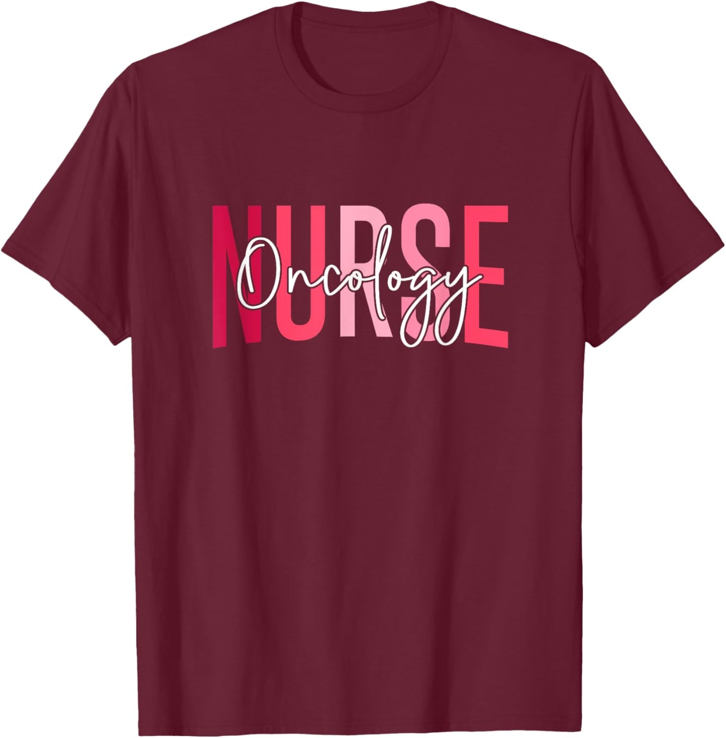 Funny Pediatric Hematology Oncology Nurse PEDS Hem Onc Nurse T-Shirt - T-Shirt | Maroon