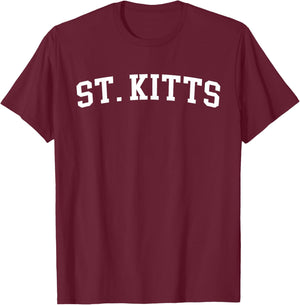 St. Kitts T-Shirt - T-Shirt | Maroon