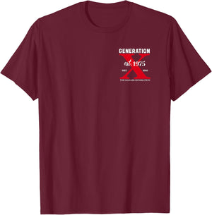 Gen X 1975 Bevor du geboren wurdest, war Sissie Totenkopf Premium T-Shirt - T-Shirt | Maroon