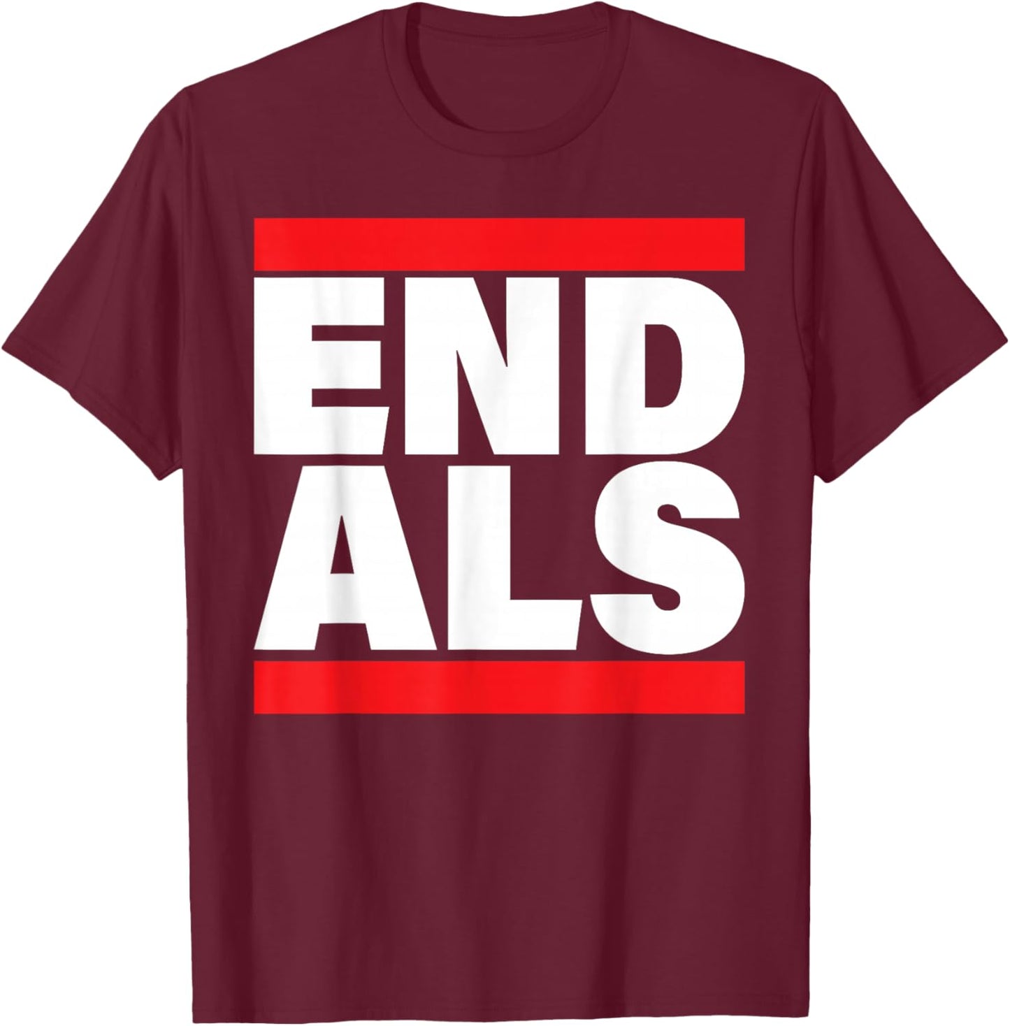 End ALS T-Shirt - T-Shirt | Maroon