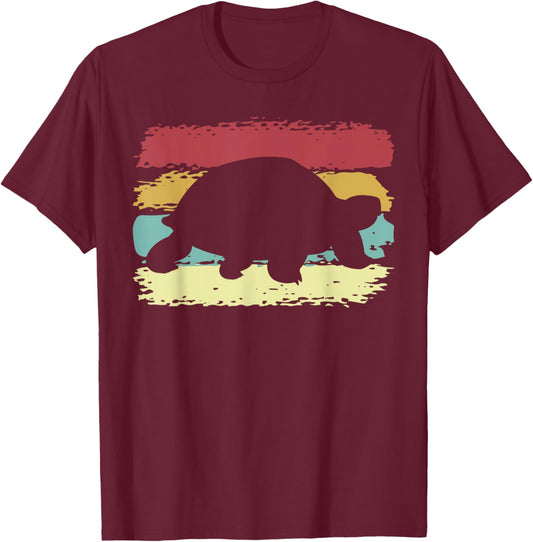Vintage Tortoises Turtle Lover Funny Tortoise Retro T-Shirt - T-Shirt | Maroon