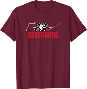 Austin Peay State University Governors Apparel Fans T-Shirt - T-Shirt | Maroon