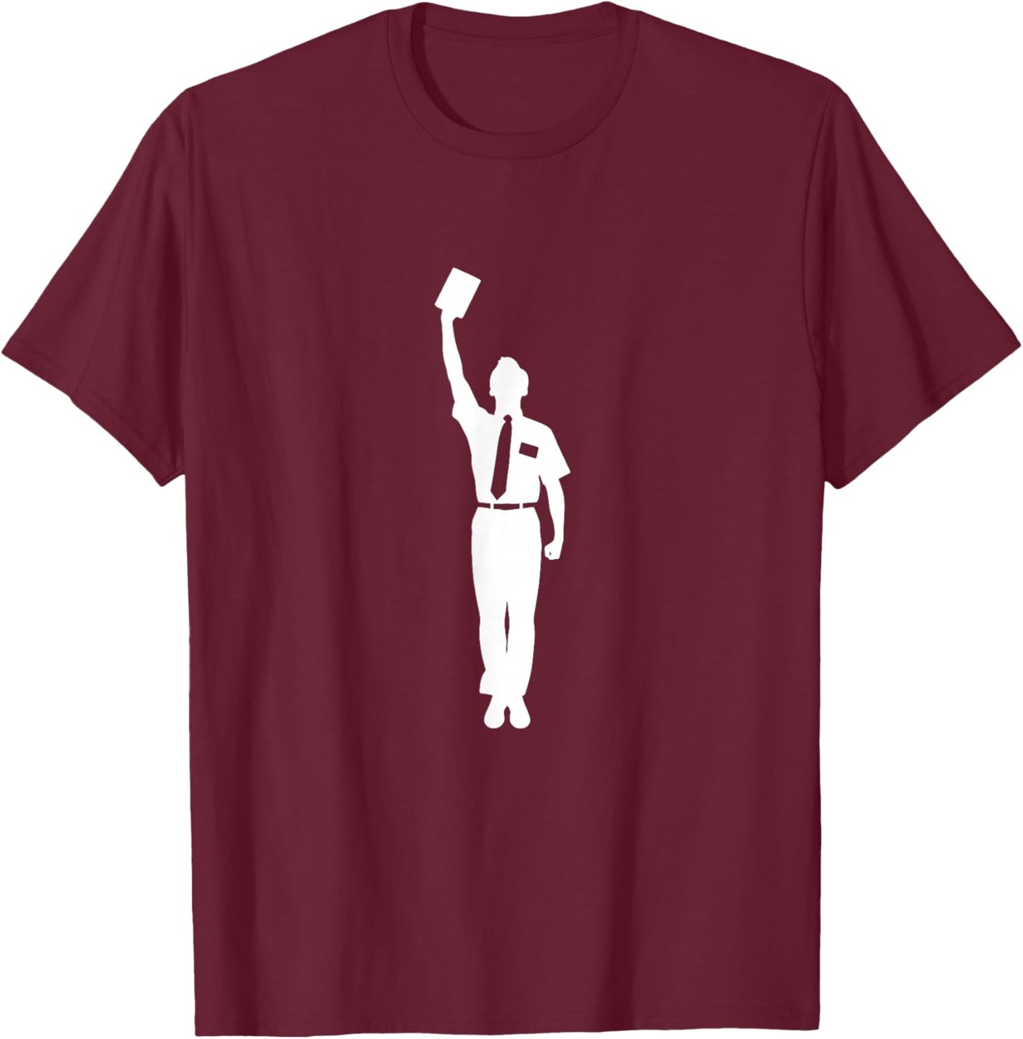 Book of Mormon Silhoutte Elder Musical Theatre T-Shirt - T-Shirt | Maroon