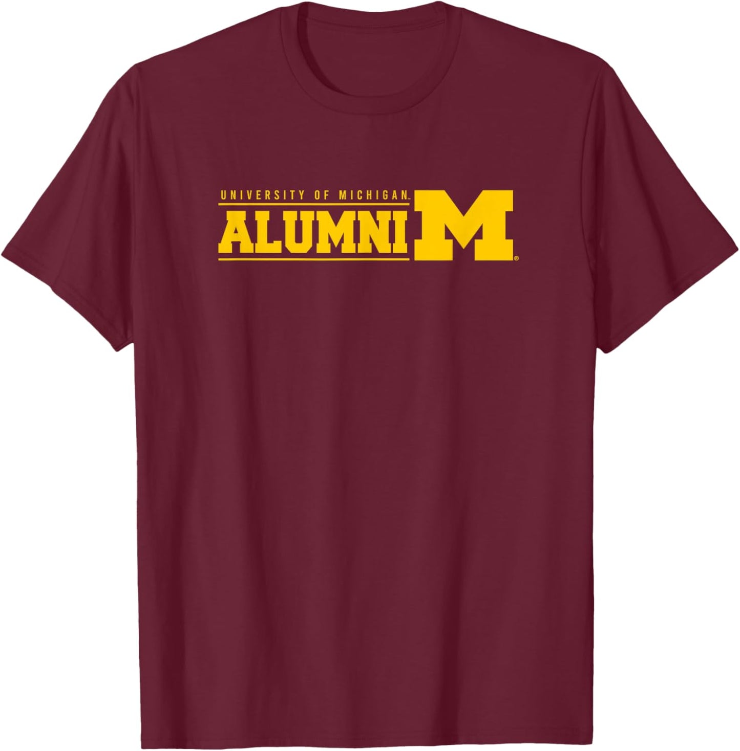 University of Michigan Wolverines Alumni T-Shirt - T-Shirt | Maroon