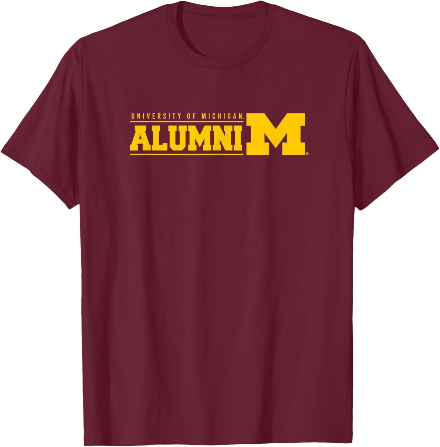 University of Michigan Wolverines Alumni T-Shirt - T-Shirt | Maroon
