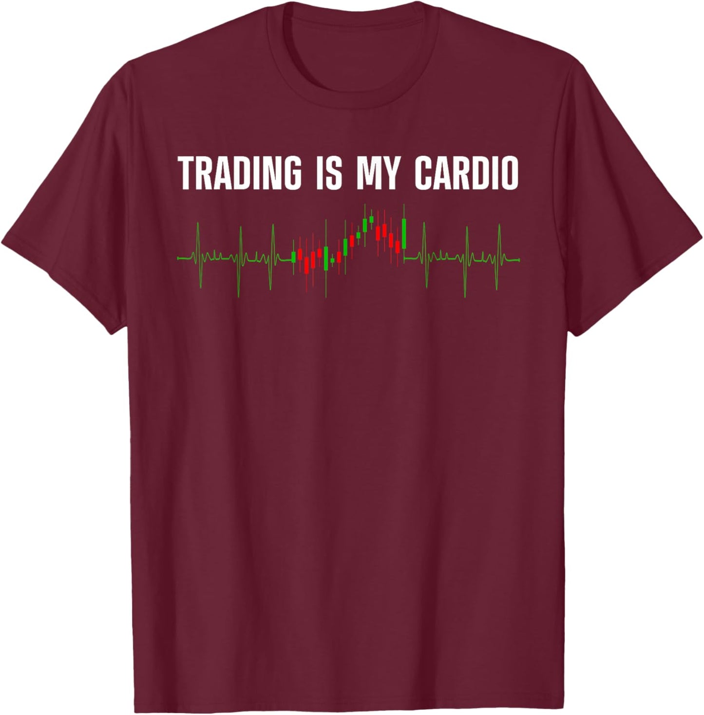 Stock Trading Art Women Stock Market Stock Trader T-Shirt - T-Shirt | Maroon