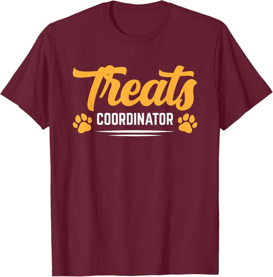 Treats Coordinator T-Shirt - T-Shirt | Maroon
