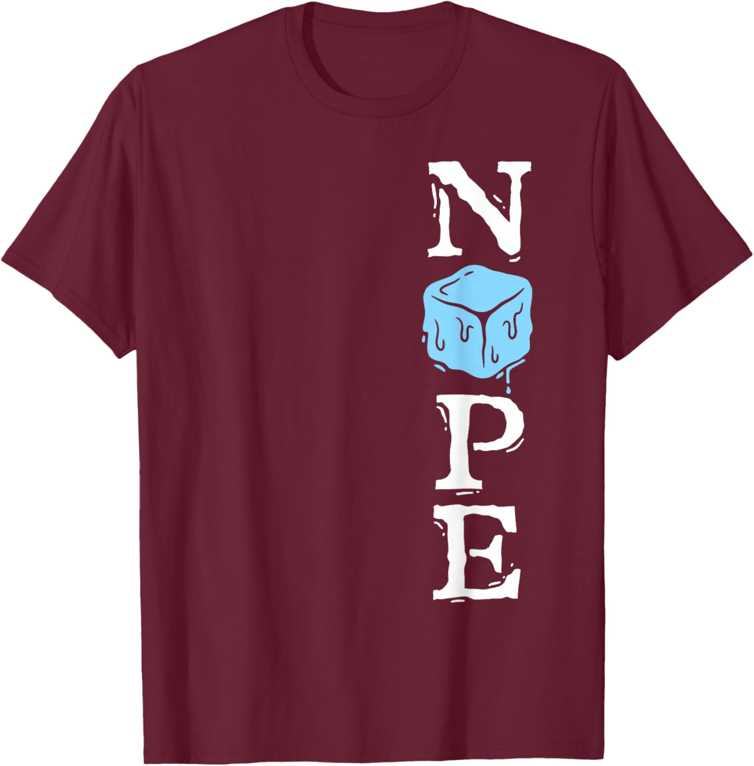 No ICE Men T-Shirt - T-Shirt | Maroon