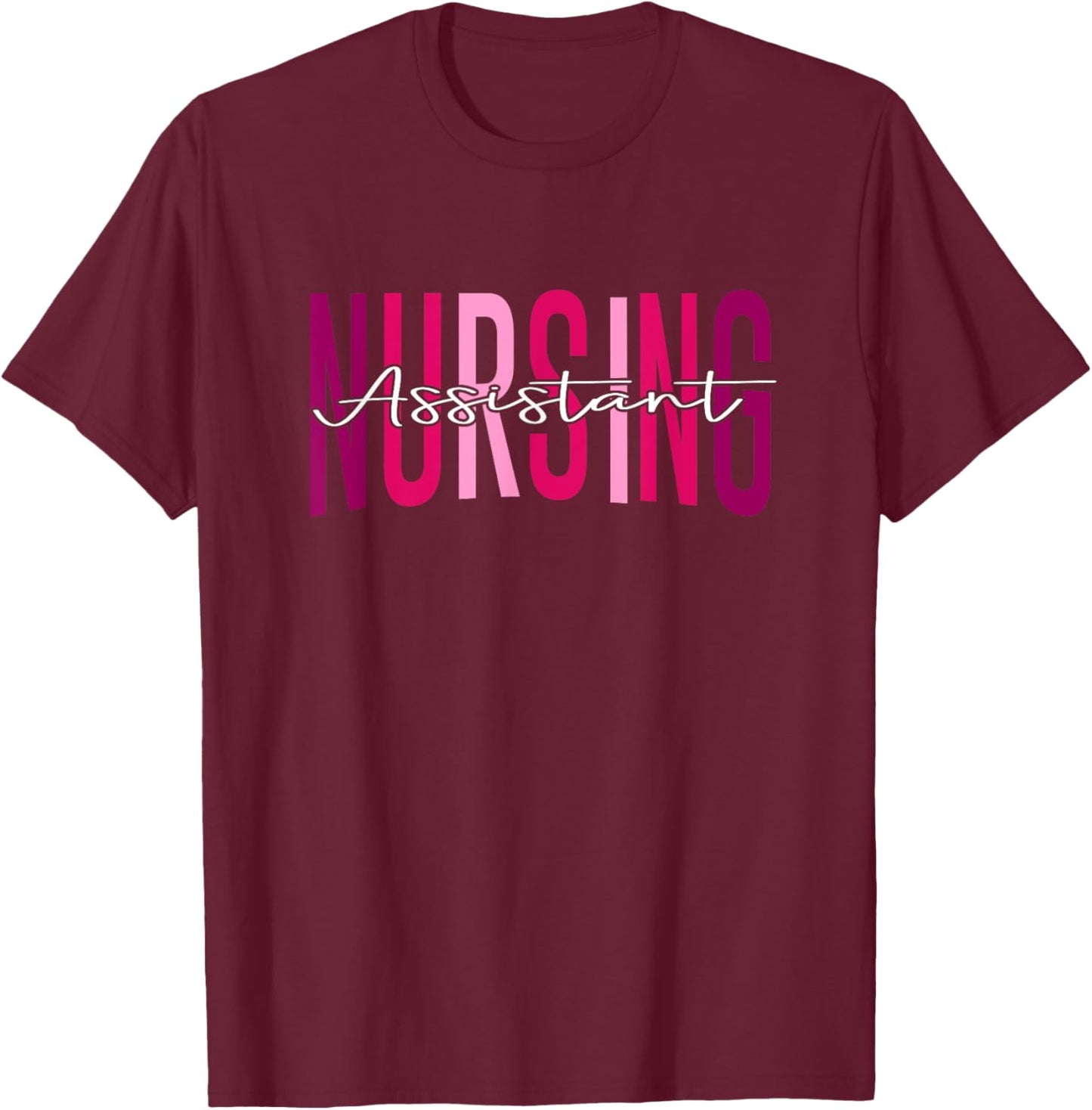 Certified Nursing Assistant Nurse Aide Nurse Assistant CNA T-Shirt - T-Shirt | Maroon