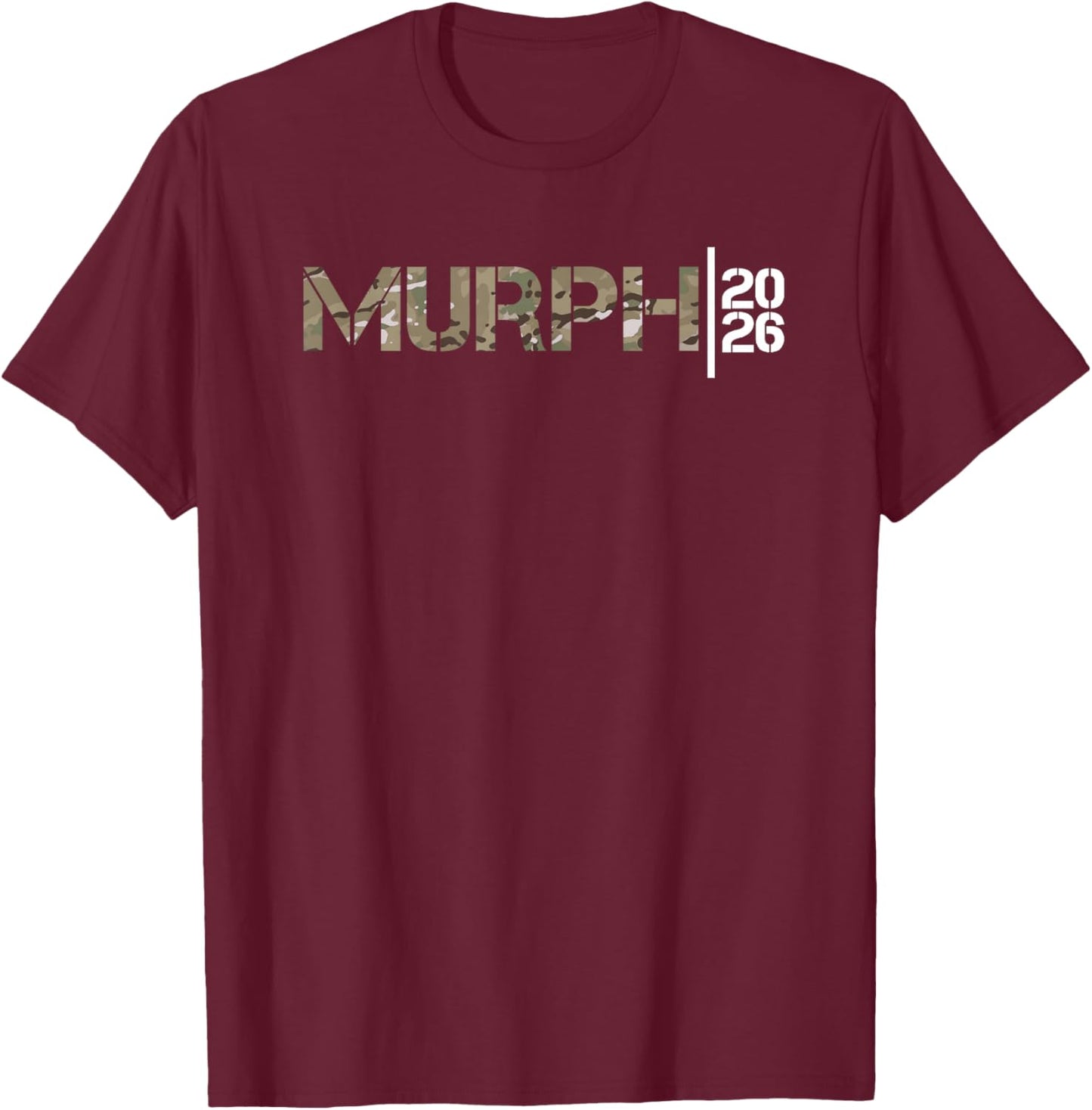 Murph 2026 Camo T-Shirt - T-Shirt | Maroon