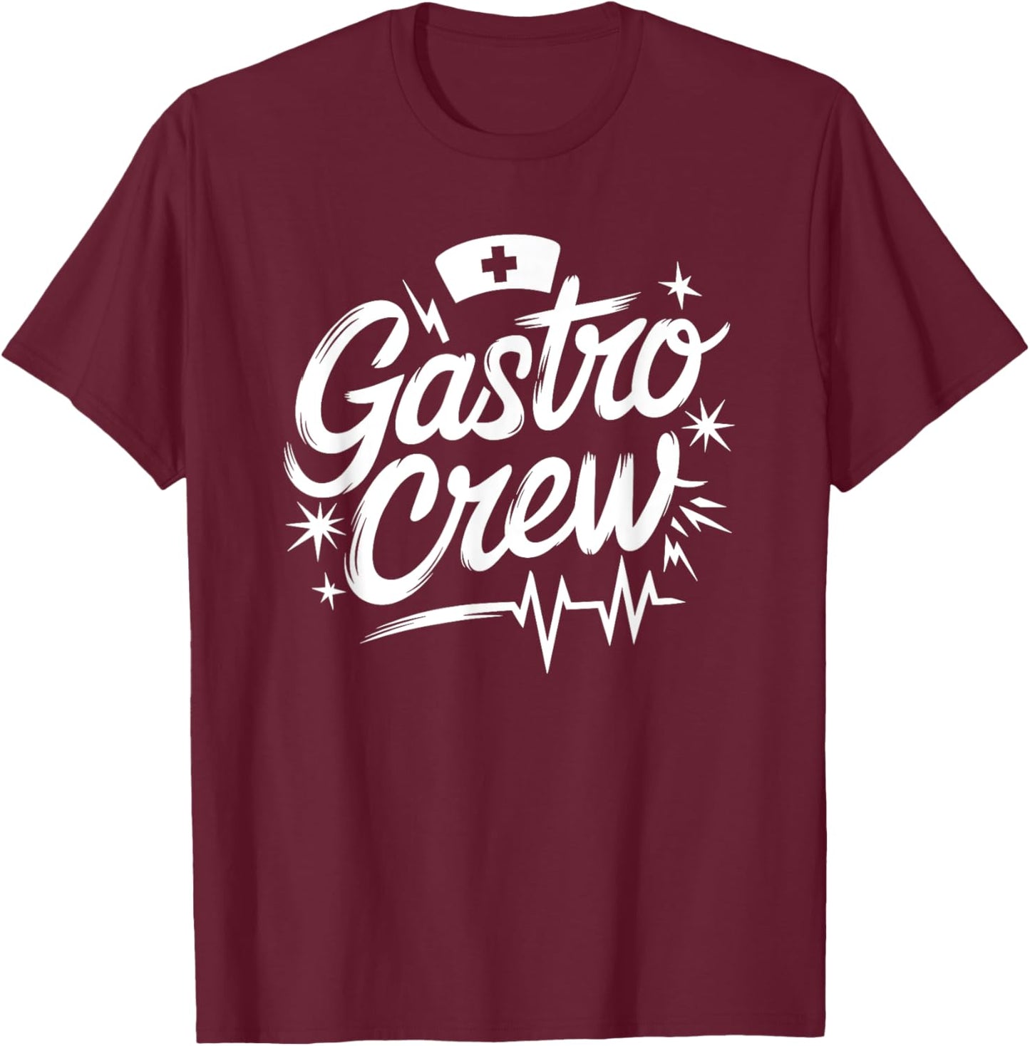 Endoscopy Nurse Gastro Crew, Endoscopy Nursing Endo Nurse T-Shirt - T-Shirt | Maroon