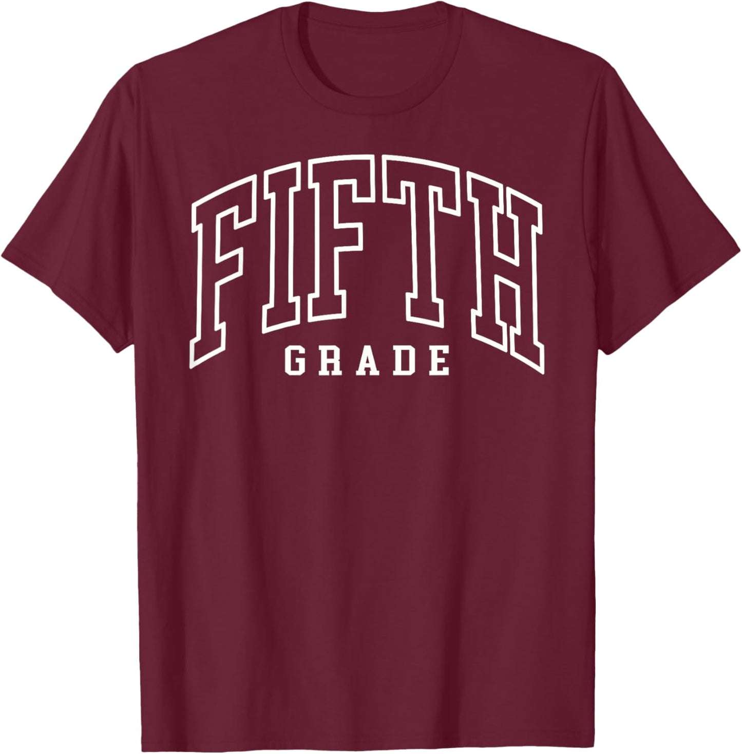 Fifth Grade Teacher 5th Grade Teacher Team Back To School T-Shirt - T-Shirt | Maroon