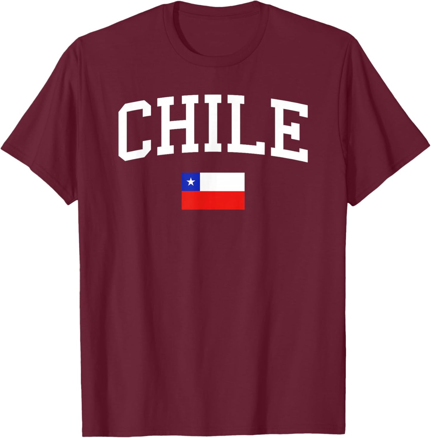 Chilean Flag Men Women Kids Chile T-Shirt - T-Shirt | Maroon