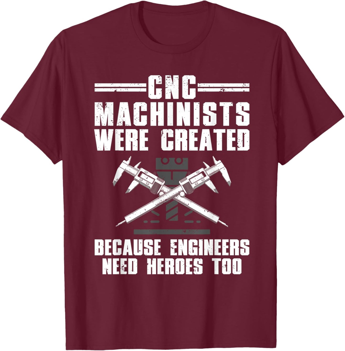 Cool CNC Machinist Art Women CNC Machine Machinist T-Shirt - T-Shirt | Maroon