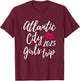 Atlantic City Girls Trip 2025 Bachelorette Vacation Group T-Shirt - T-Shirt | Maroon