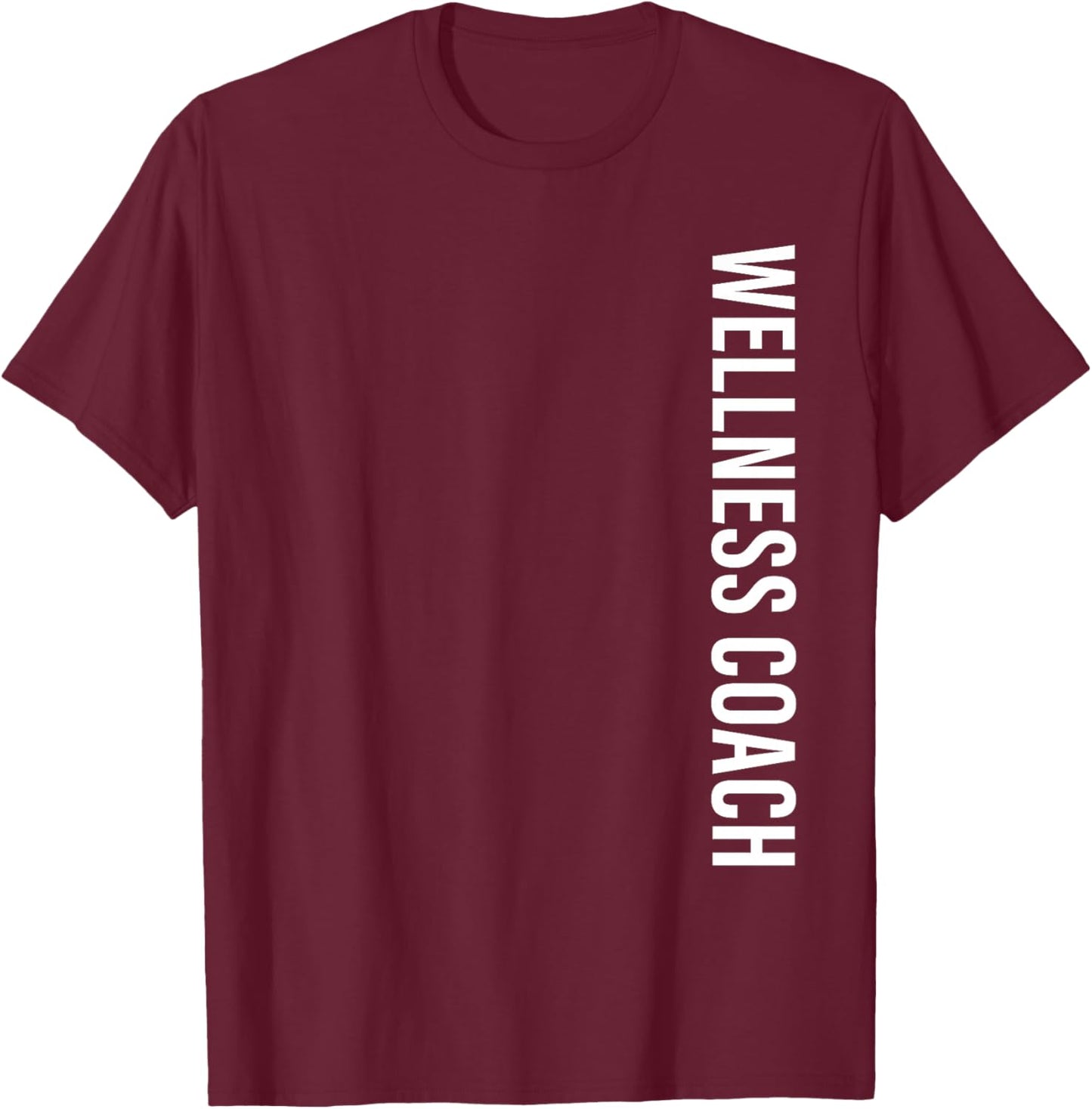 Coach de Bien-être Vertical T-Shirt - T-Shirt | Maroon