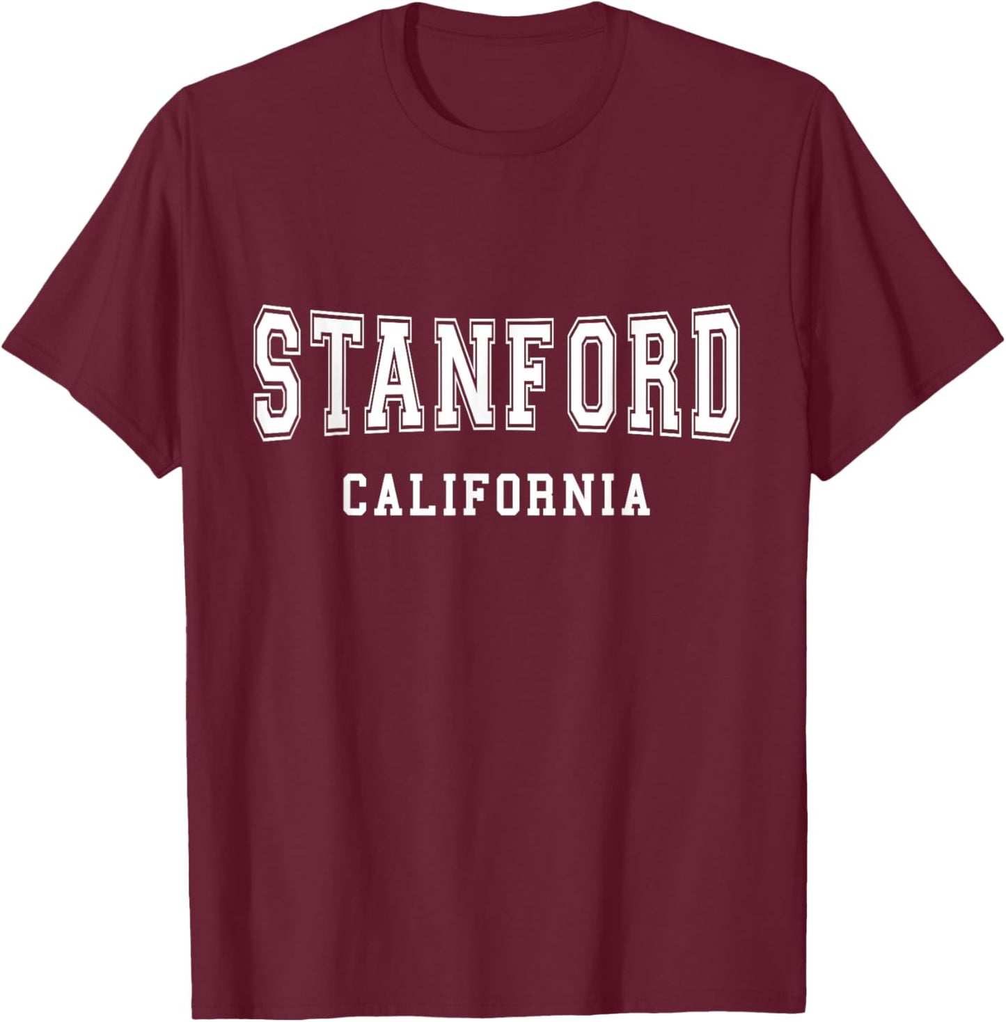 Vintage Stanford California - Throwback Design - Classic T-Shirt - T-Shirt | Maroon