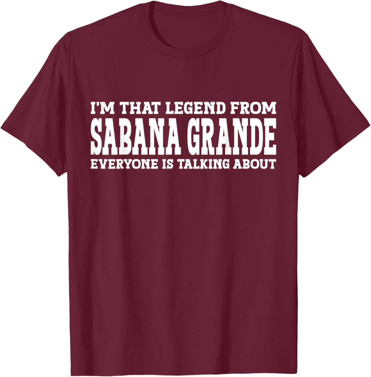 Sabana Grande Hometown PR Puerto Rico City Sabana Grande T-Shirt - T-Shirt | Maroon