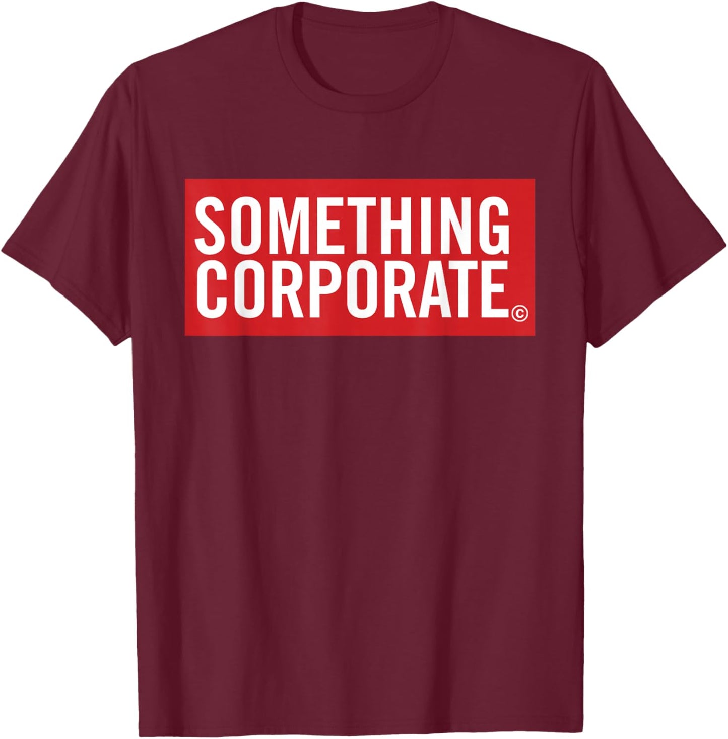 Something Corporate - Logo T-Shirt - T-Shirt | Maroon