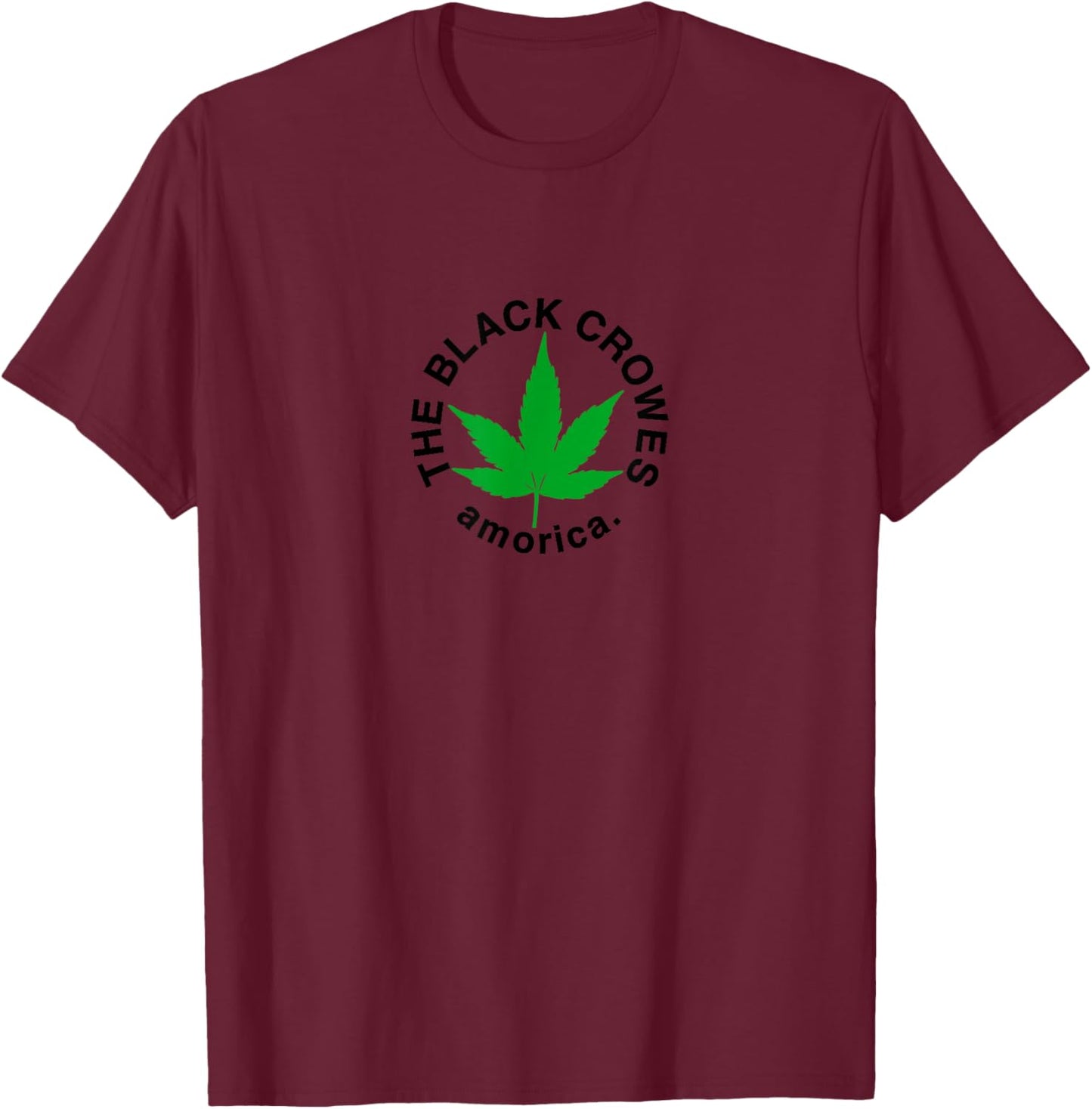 The Black Crowes Amorica Leaf T-Shirt - T-Shirt | Maroon