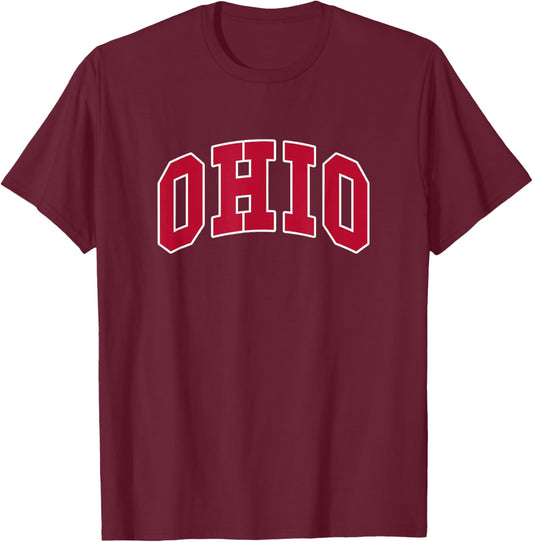 OHIO - Throwback Design - Classic T-Shirt - T-Shirt | Maroon