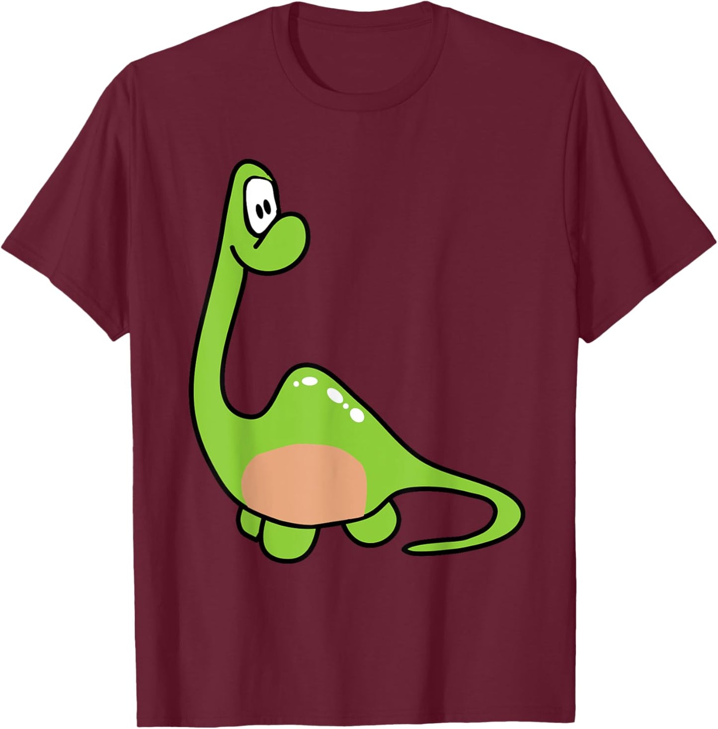 Baby Dinosaurier Brachiosaurus Langhals Dino T-Shirt - T-Shirt | Maroon