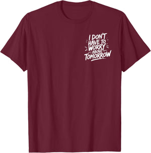 God's Got My Back Christian - Front and Back T-Shirt - T-Shirt | Maroon