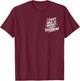 God's Got My Back Christian - Front and Back T-Shirt - T-Shirt | Maroon