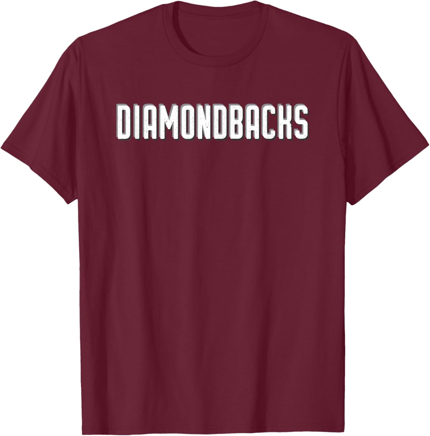 Diamondbacks Century Vintage Distressed HS T-Shirt - T-Shirt | Maroon